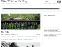 Tablet Screenshot of mikewhitmore.com